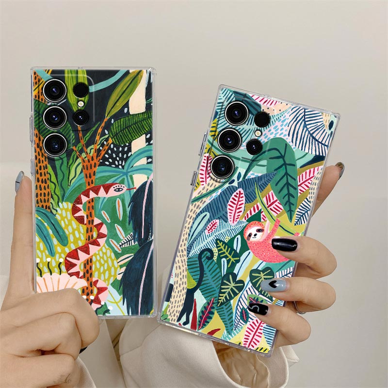 Tropical Jungle Print Leopard  - Phone Cases Zebra recension och pris