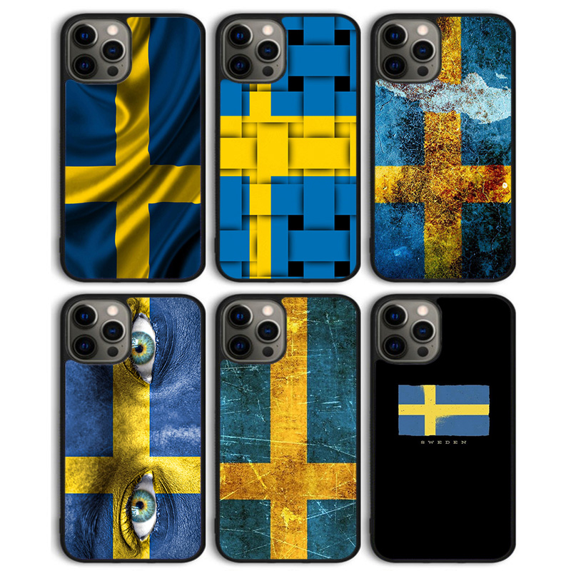 Sweden Flag Phone Case Back Co - Phone Cases Sweden recension och pris