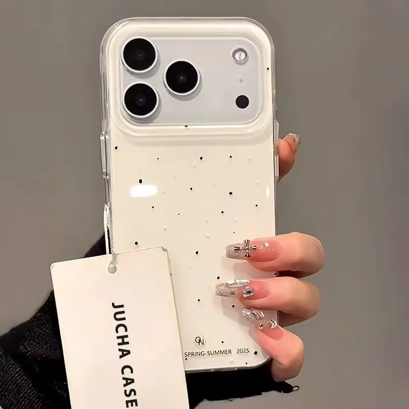 Simple Korean-Style White spla - Phone Cases Korea recension och pris