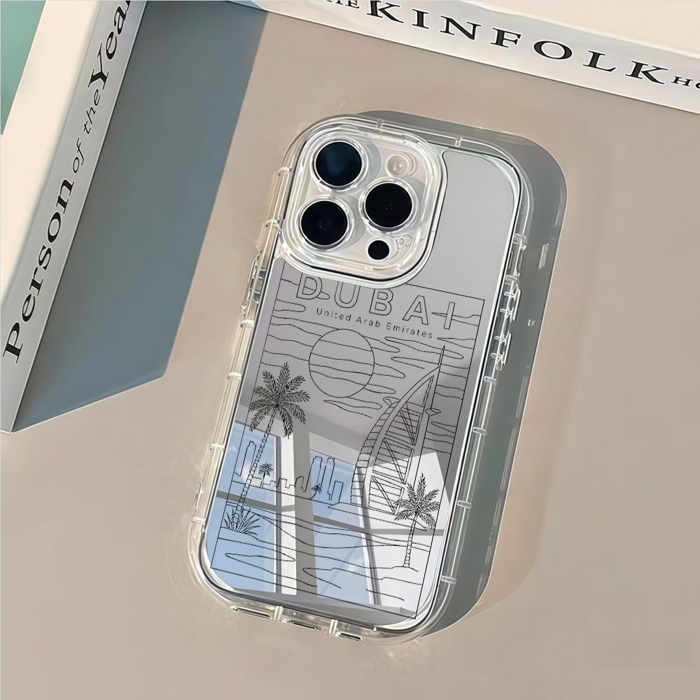 Aesthetic Dubai Travel Mirror  - Phone Cases Dubai recension och pris
