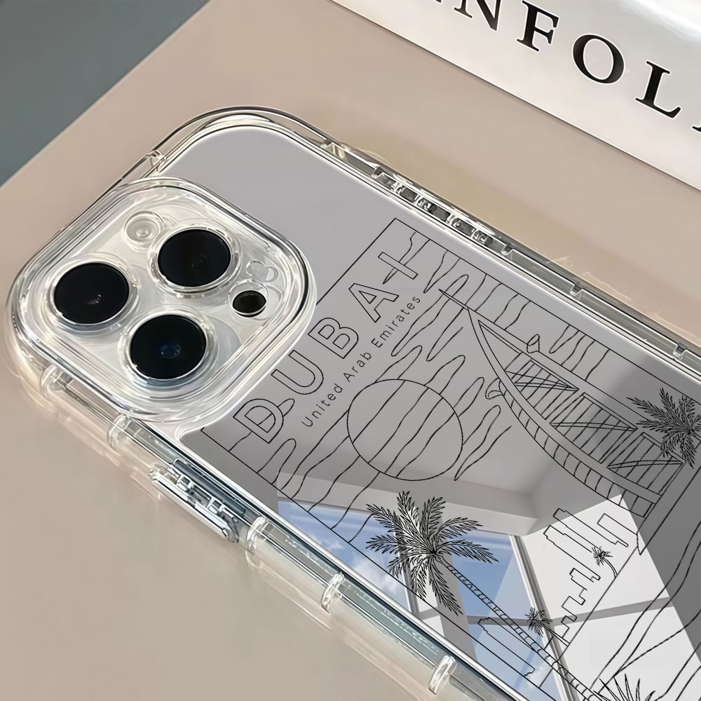 Aesthetic Dubai Travel Mirror  - Phone Cases Dubai recension och pris