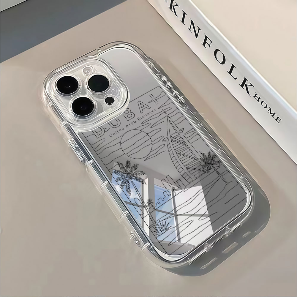 Aesthetic Dubai Travel Mirror  - Phone Cases Dubai recension och pris