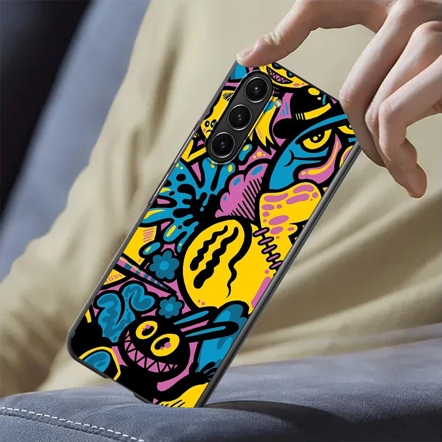 Cartoon Graffiti Design Case f - Phone Cases Z Fold 4 recension och pris