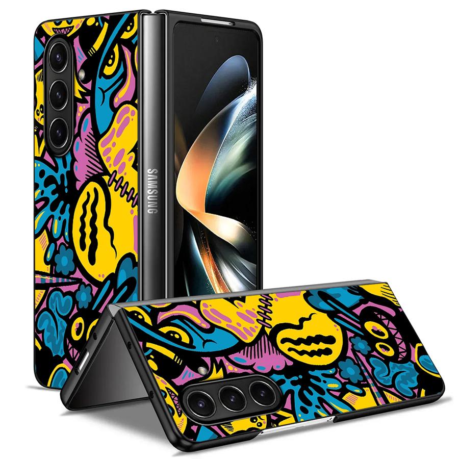 Cartoon Graffiti Design Case f - Phone Cases Z Fold 4 recension och pris