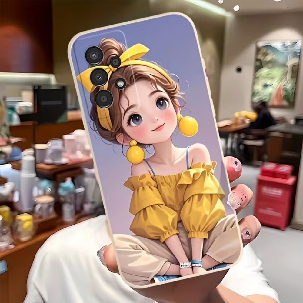 Cute Cartoon Girl Pattern Desi - Phone Cases Girls recension och pris