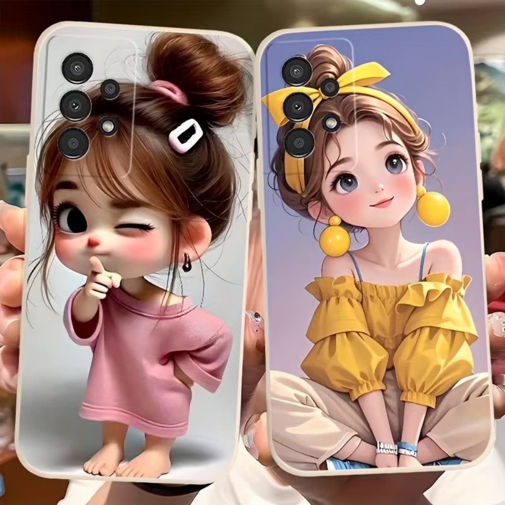 Cute Cartoon Girl Pattern Desi - Phone Cases Girls recension och pris