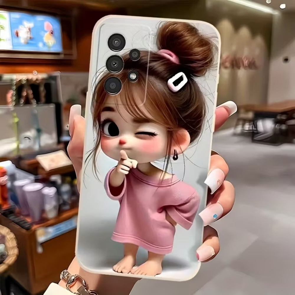Cute Cartoon Girl Pattern Desi - Phone Cases Girls recension och pris
