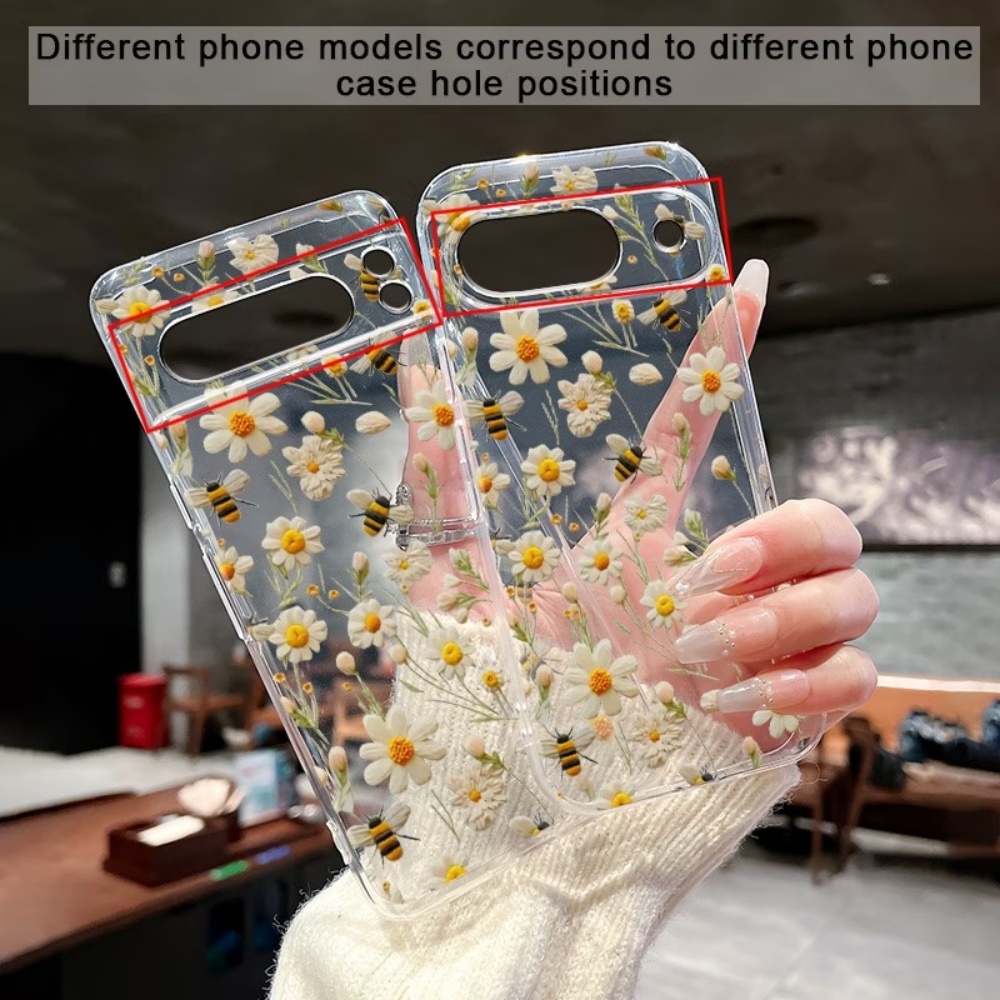 Cute Honeybee Flower Pattern S - Phone Cases Google Pixel 10 Pro recension och pris