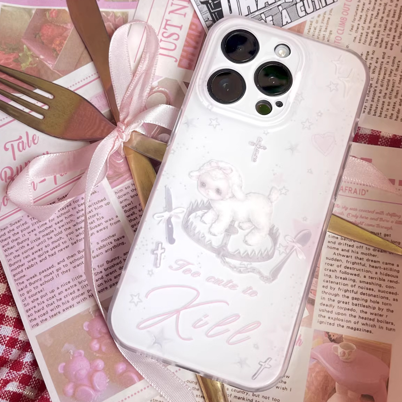 Y2k Korean INS Creative Cute P - Phone Cases Girls recension och pris