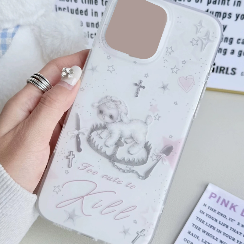 Y2k Korean INS Creative Cute P - Phone Cases Girls recension och pris