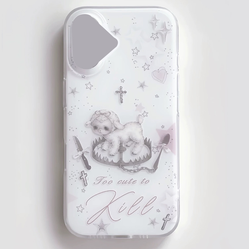 Y2k Korean INS Creative Cute P - Phone Cases Girls recension och pris