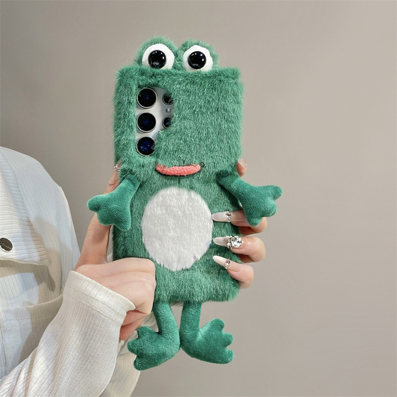 Plush Frog Phone Case, Cute Gr - Phone Cases Galaxy S24 recension och pris