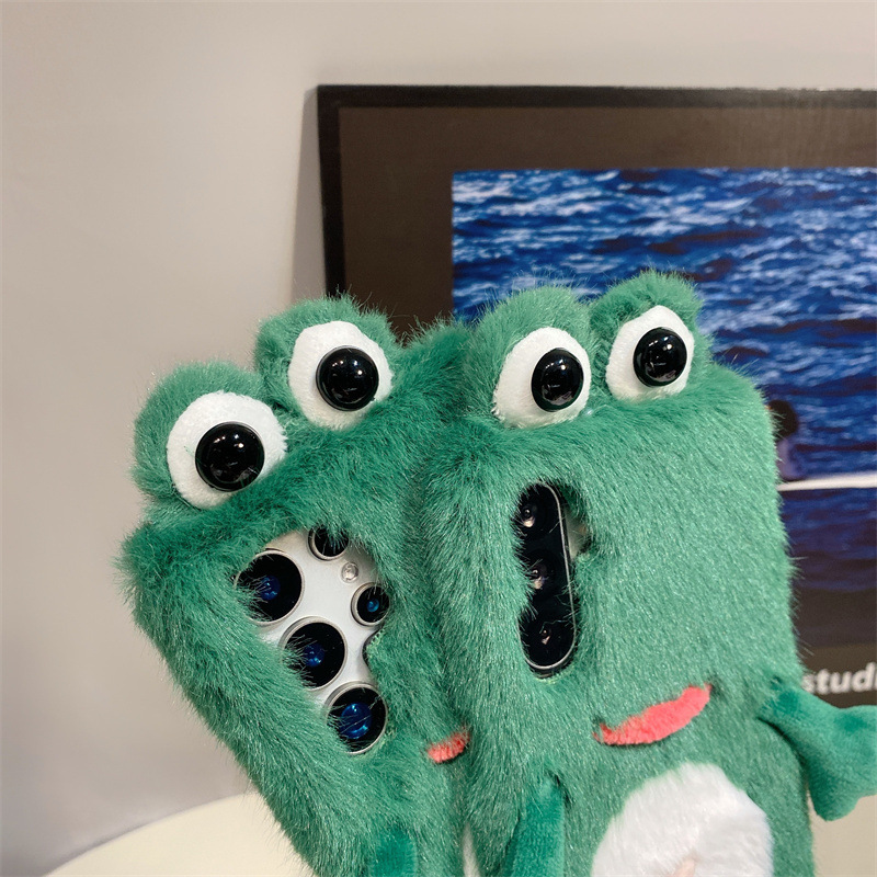 Plush Frog Phone Case, Cute Gr - Phone Cases Galaxy S24 recension och pris