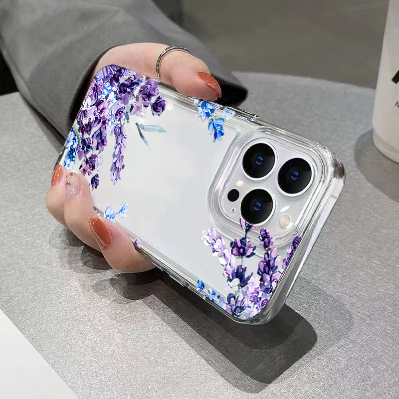 Purple Flower Soft TPU Phone C - Phone Cases For Iphone 12 Pro Max recension och pris